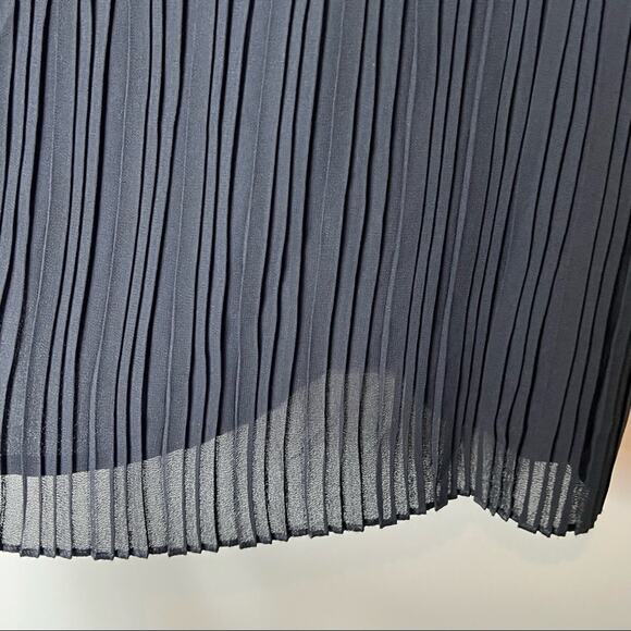 Lovestitch cami M black eyelash lace trim spaghetti strap pleated Y2K whimsygoth - Picture 6 of 10